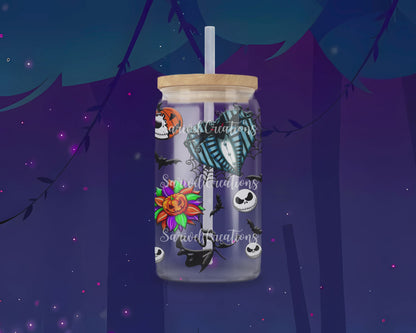 Jack vs. Oogie Glass Can
