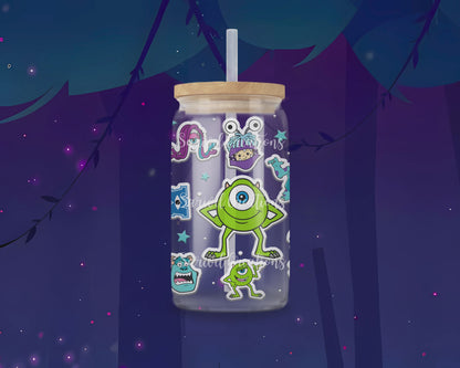 Monsters Glass Can