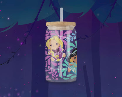 Voodoo Princess Glass Can