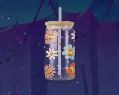 Work + Coffee Glass Can