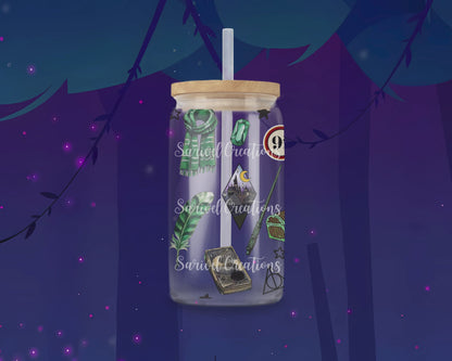 HP Green Wizards Glass Can
